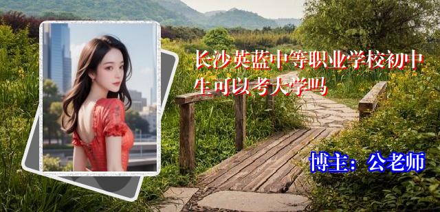长沙英蓝中等职业学校初中生可以考大学吗