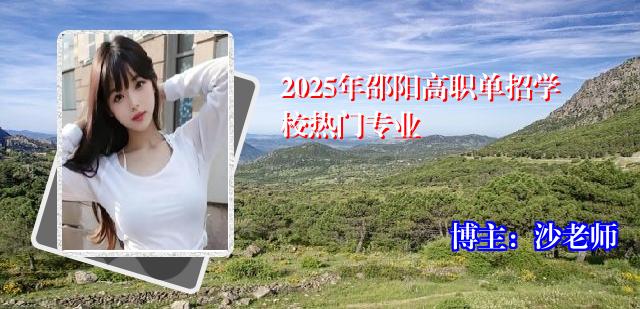 2025年邵阳高职单招学校热门专业