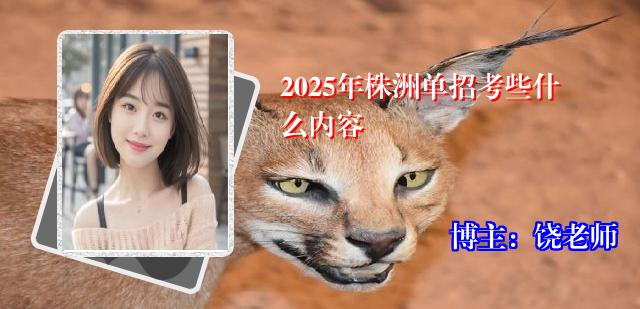 2025年株洲单招考些什么内容