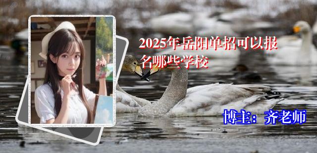 2025年岳阳单招可以报名哪些学校