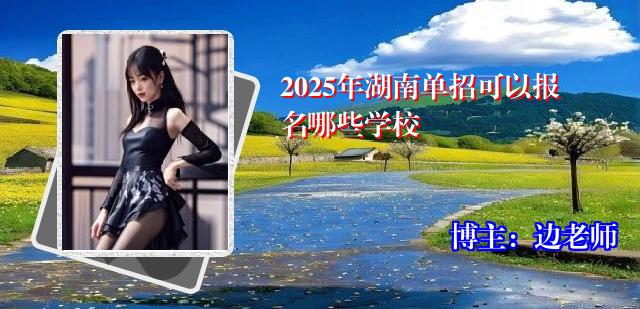 2025年湖南单招可以报名哪些学校