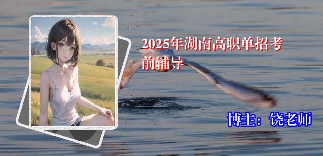2025年湖南高职单招考前辅导