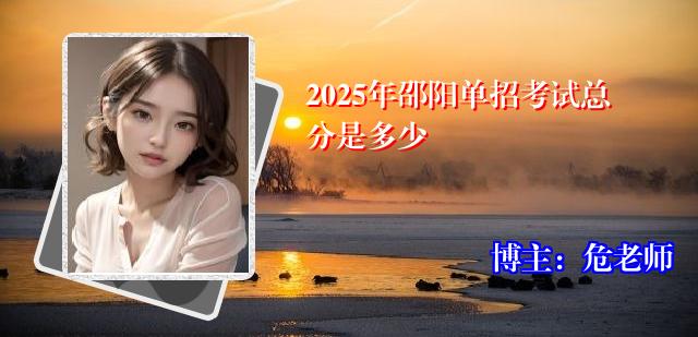 2025年邵阳单招考试总分是多少