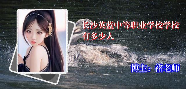 长沙英蓝中等职业学校学校有多少人