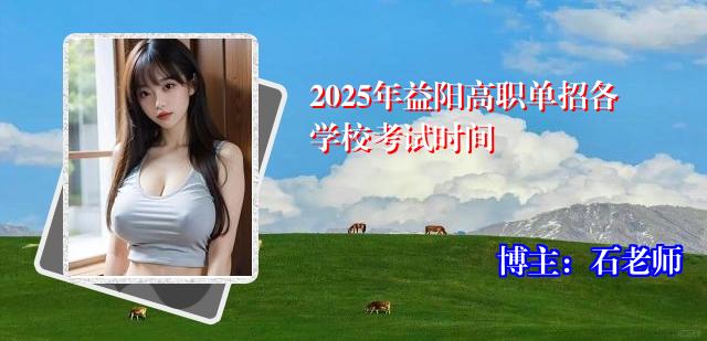 2025年益阳高职单招各学校考试时间
