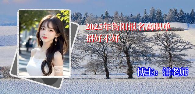 2025年衡阳报名高职单招好不好