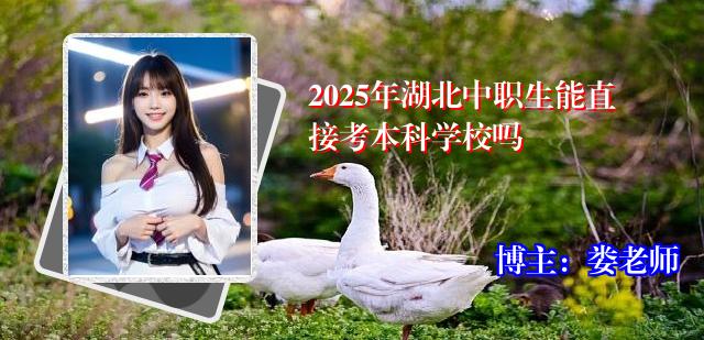 2025年湖北中职生能直接考本科学校吗