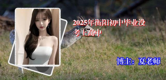 2025年衡阳初中毕业没考上高中