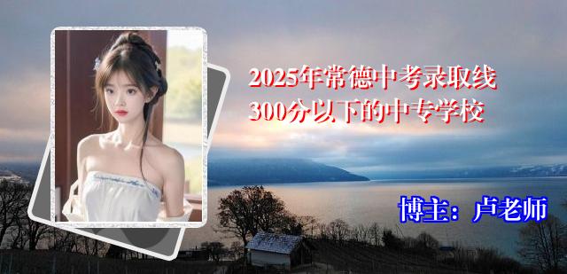 2025年常德中考录取线300分以下的中专学校
