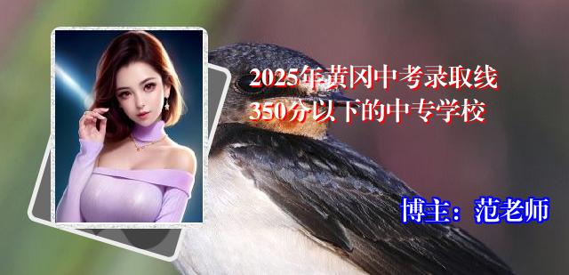 2025年黄冈中考录取线350分以下的中专学校