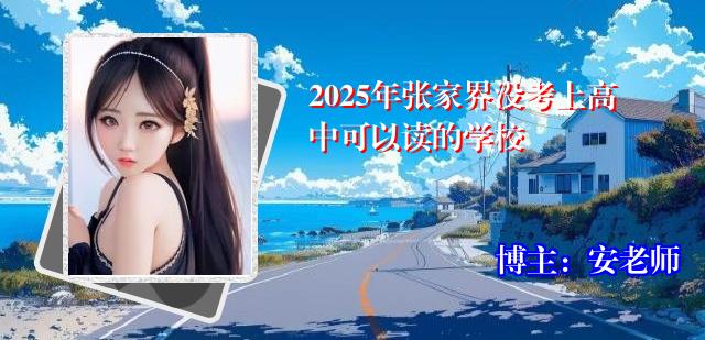 2025年张家界没考上高中可以读的学校