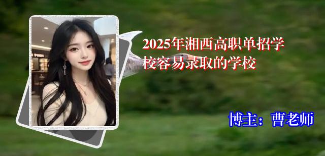 2025年湘西高职单招学校容易录取的学校