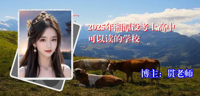 2025年湘潭没考上高中可以读的学校
