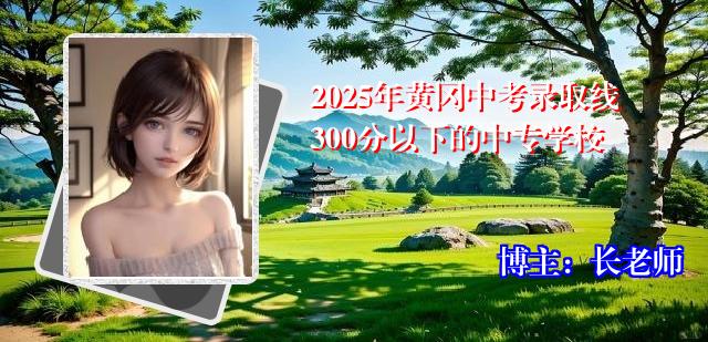 2025年黄冈中考录取线300分以下的中专学校
