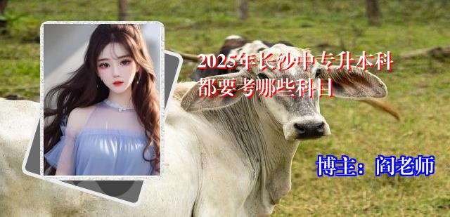 2025年长沙中专升本科都要考哪些科目