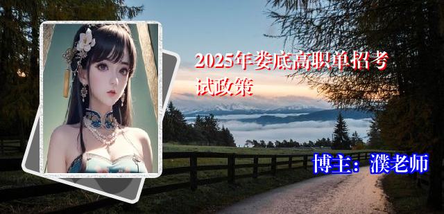 2025年娄底高职单招考试政策