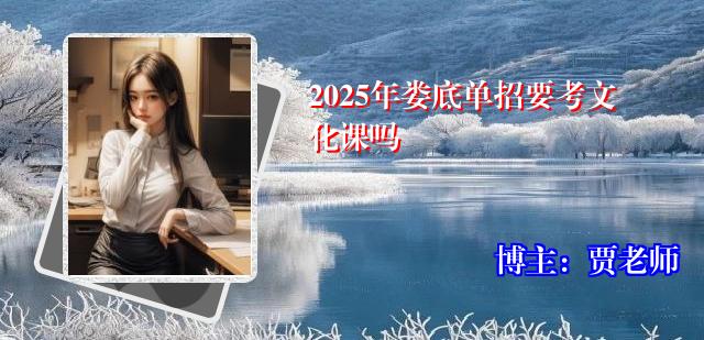 2025年娄底单招要考文化课吗