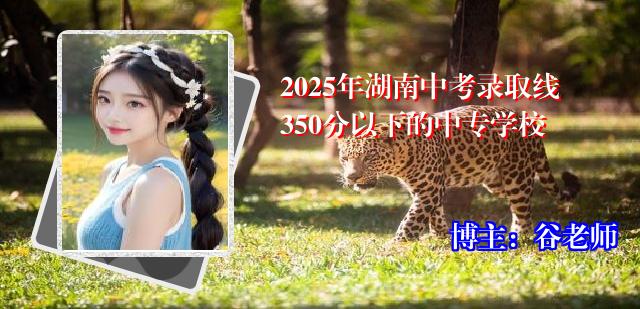 2025年湖南中考录取线350分以下的中专学校