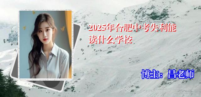 2025年合肥中考失利能读什么学校