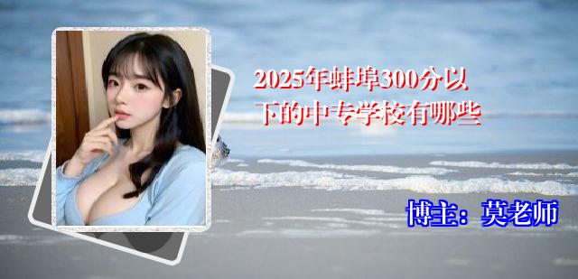 2025年蚌埠300分以下的中专学校有哪些