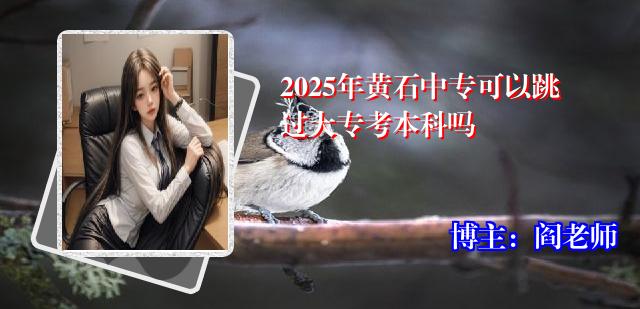 2025年黄石中专可以跳过大专考本科吗