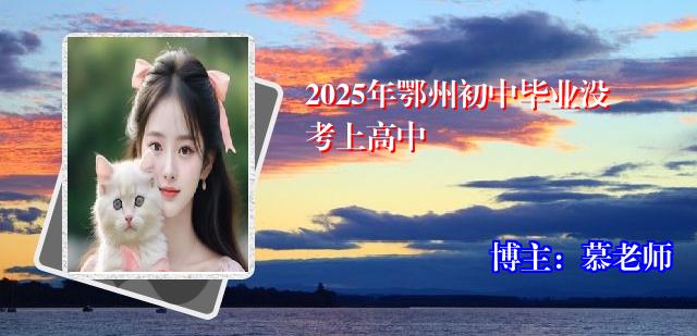 2025年鄂州初中毕业没考上高中