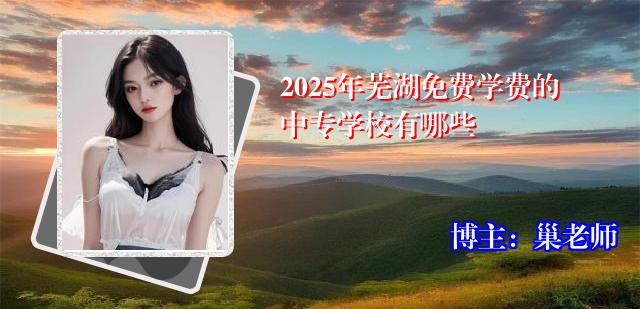 2025年芜湖免费学费的中专学校有哪些