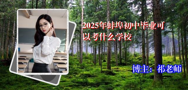 2025年蚌埠初中毕业可以考什么学校