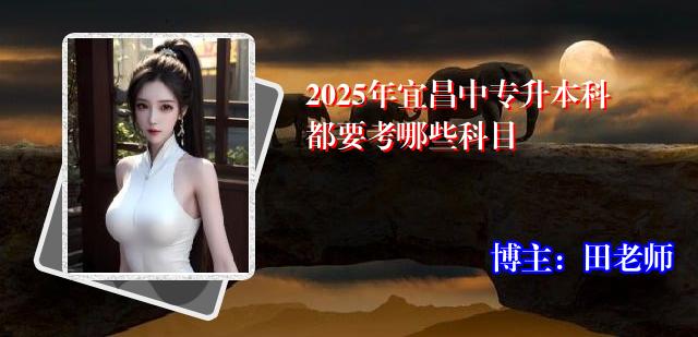 2025年宜昌中专升本科都要考哪些科目