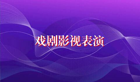 戏剧影视表演