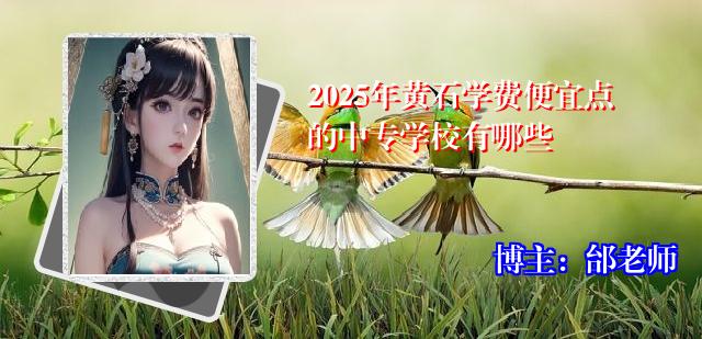 2025年黄石学费便宜点的中专学校有哪些