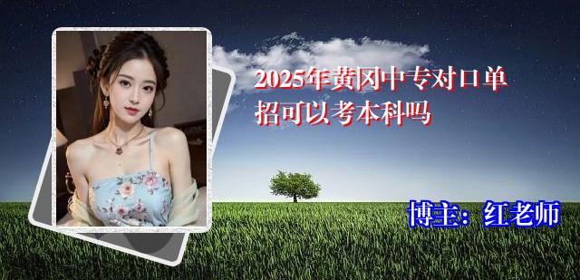 2025年黄冈中专对口单招可以考本科吗