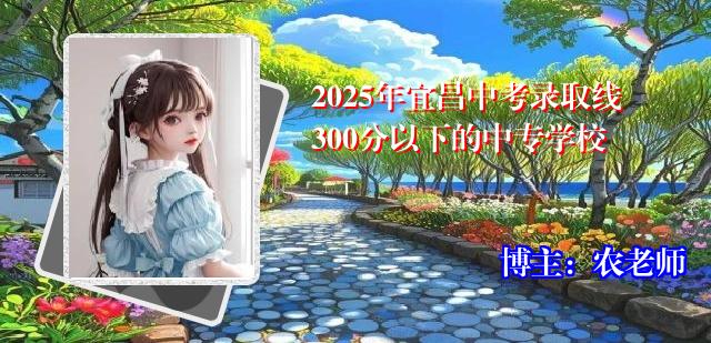 2025年宜昌中考录取线300分以下的中专学校