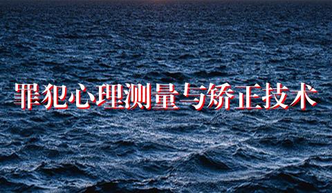 罪犯心理测量与矫正技术