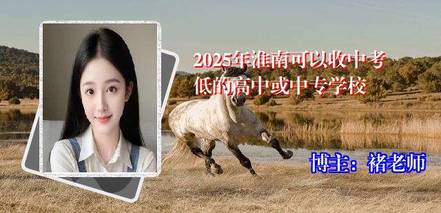 2025年淮南可以收中考低的高中或中专学校
