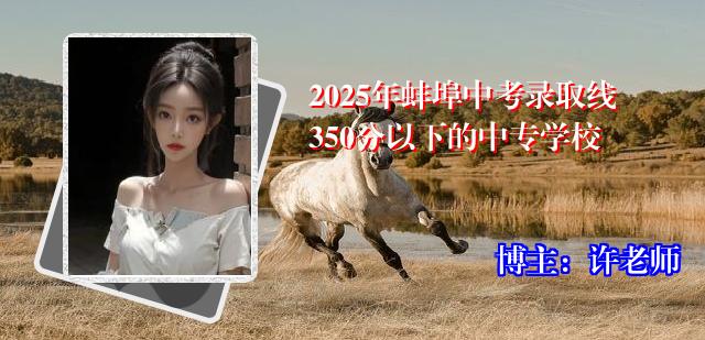 2025年蚌埠中考录取线350分以下的中专学校