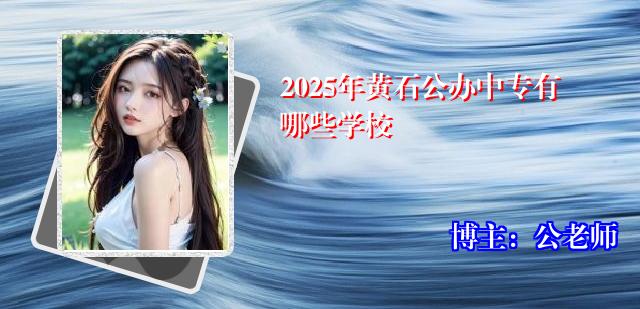 2025年黄石公办中专有哪些学校