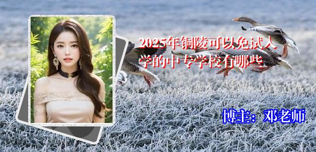 2025年铜陵可以免试入学的中专学校有哪些