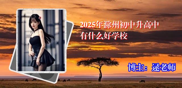 2025年滁州初中升高中有什么好学校