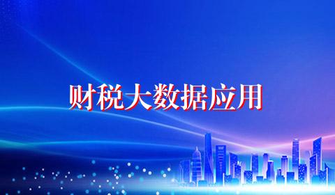 财税大数据应用
