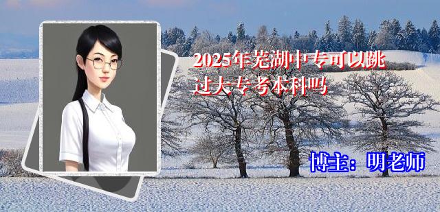 2025年芜湖中专可以跳过大专考本科吗