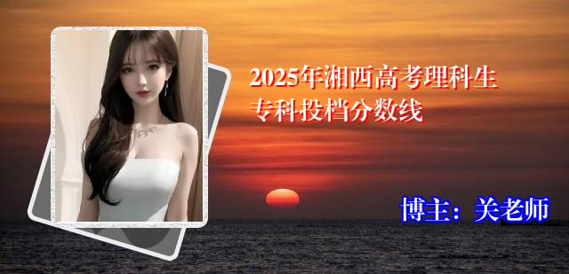 2025年湘西高考理科生专科投档分数线