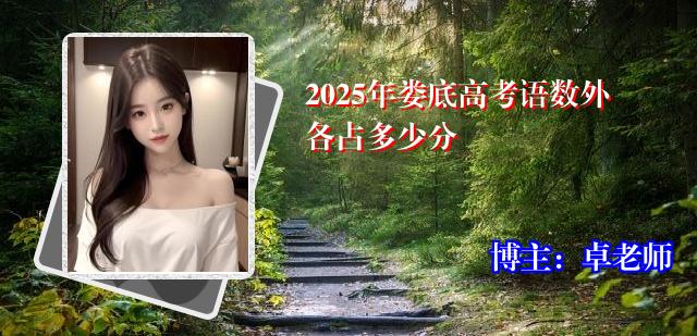 2025年娄底高考语数外各占多少分