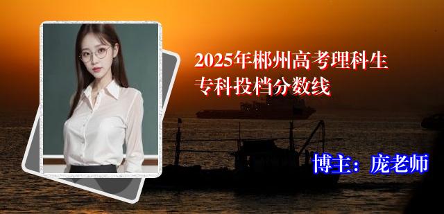 2025年郴州高考理科生专科投档分数线