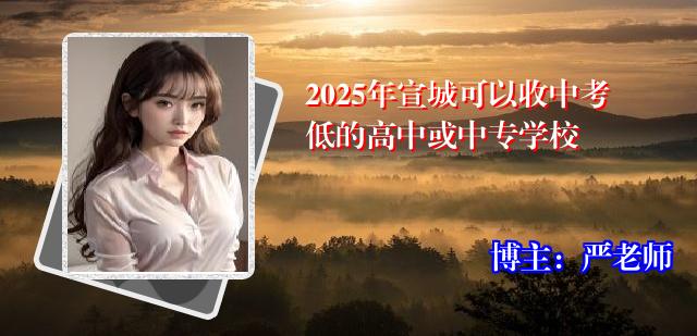 2025年宣城可以收中考低的高中或中专学校