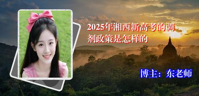 2025年湘西新高考的调剂政策是怎样的