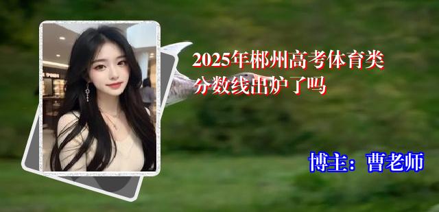 2025年郴州高考体育类分数线出炉了吗