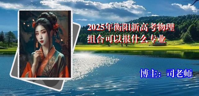 2025年衡阳新高考物理组合可以报什么专业