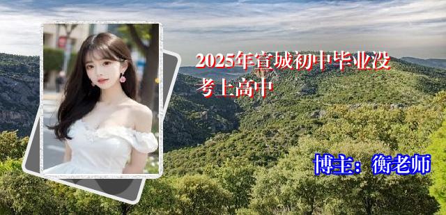 2025年宣城初中毕业没考上高中