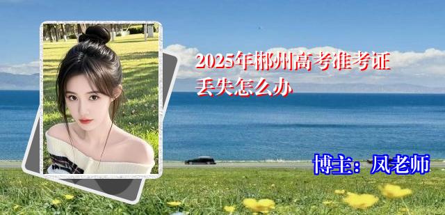 2025年郴州高考准考证丢失怎么办